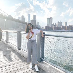 Uniglo gold banana t shirt